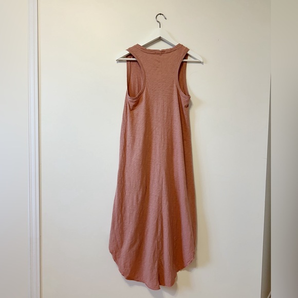 Z Supply 100% coton v neck maxi summer dress in pink size xsmall - Picture 8 of 8